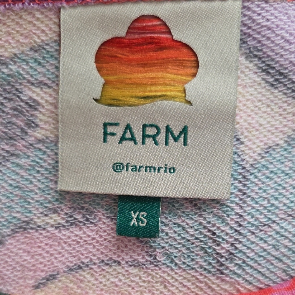 Farm Rio Multicolor Patchwork Sweater - image 4